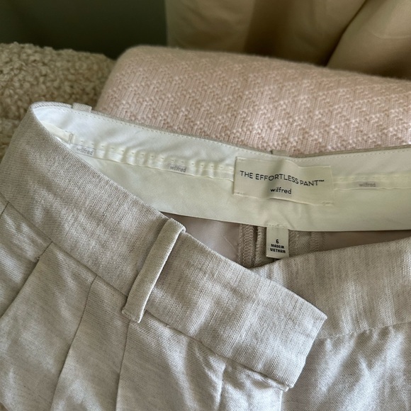 Aritzia effortless pants, size 6 (tall) linen - Picture 5 of 5